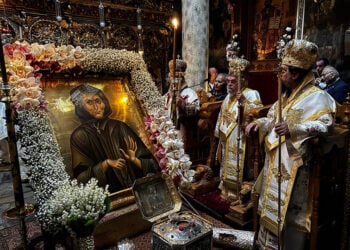 Στη Μονή Γενεθλίου Θεοτόκου Κλεισούρας όπου μόνασε η Οσία Σοφία (φωτ.: Flickr / Μητρόπολη Καστοριάς)