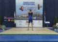 Ο Παναγιώτης Σπύρου σε μια από τις προσπάθειές του (φωτ.: Ελληνική Ομοσπονδία Άρσης Βαρών)