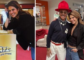 Λάκης Γαβαλάς και Σουζάνα Κεγγίτση (φωτ.: opap.gr)