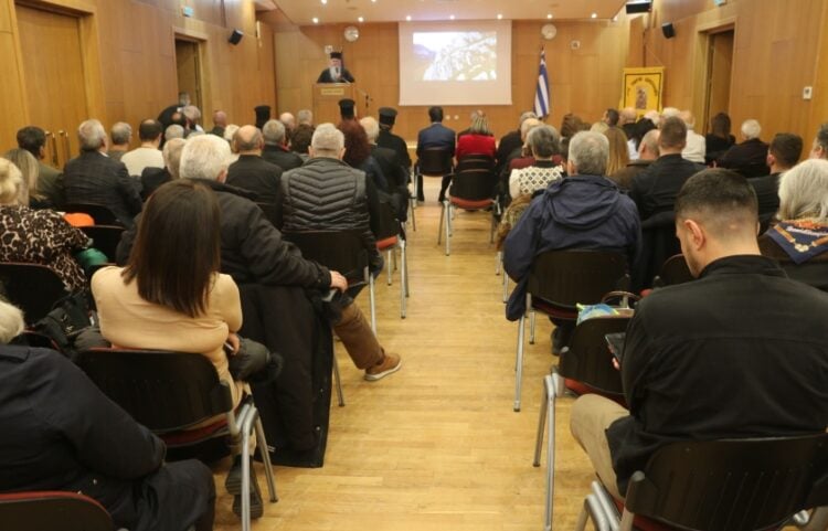 Στιγμιότυπο από την εκδήλωση (φωτ.: Σωματείο Άγιος Γεώργιος Περιστερεώτα)