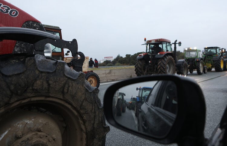 Από το μπλόκο των αγροτών στο τελωνείο του Προμαχώνα (φωτ.: ΜΟΤΙΟΝΤΕΑΜ / Βασίλης Βερβερίδης)