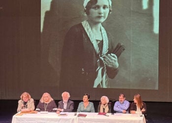 Στιγμιότυπο από την παρουσίαση του βιβλίου «Τάμα Ψυχής – Οδοιπορικό στις Ρίζες», στην Αγλαντζιά. Πέμπτη 4 Δεκεμβρίου 2025 (φωτ.: Facebook / Lina Feneridou Lfe)