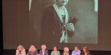 Στιγμιότυπο από την παρουσίαση του βιβλίου «Τάμα Ψυχής – Οδοιπορικό στις Ρίζες», στην Αγλαντζιά. Πέμπτη 4 Δεκεμβρίου 2025 (φωτ.: Facebook / Lina Feneridou Lfe)