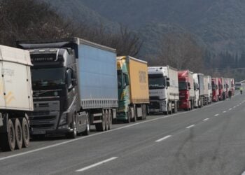 Κλειστό από τις 12:00 είναι το τελωνείο του Προμαχώνα Σερρών λόγω των αγροτοκτηνοτροφικών μπλόκων  (φωτ.: Βασίλης Βερβερίδης/ΜΟΤΙΟΝΤΕΑΜ)