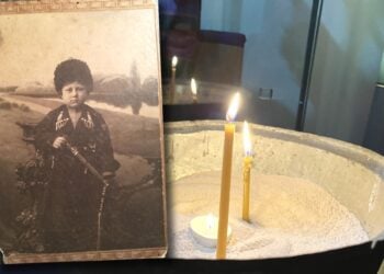 Ο Κόλιας - Νικόλας Ιωαννίδης πρωταγωνιστής της ιστορίας της «Καρφίτσας από την Αργυρούπολη» (εικ.: Αλεξία Ιωαννίδου)