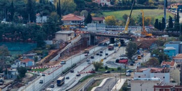Αεροφωτογραφίες από την κατασκευή του FlyOver στη Θεσσαλονίκη (φωτ.: MOTIONTEAM / Βασίλης Βερβερίδης)