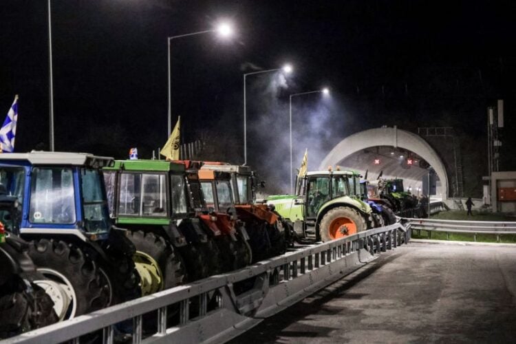 Αποχώρησαν από τα Τέμπη αγρότες και κτηνοτρόφοι (φωτ.: EUROKINISSI)