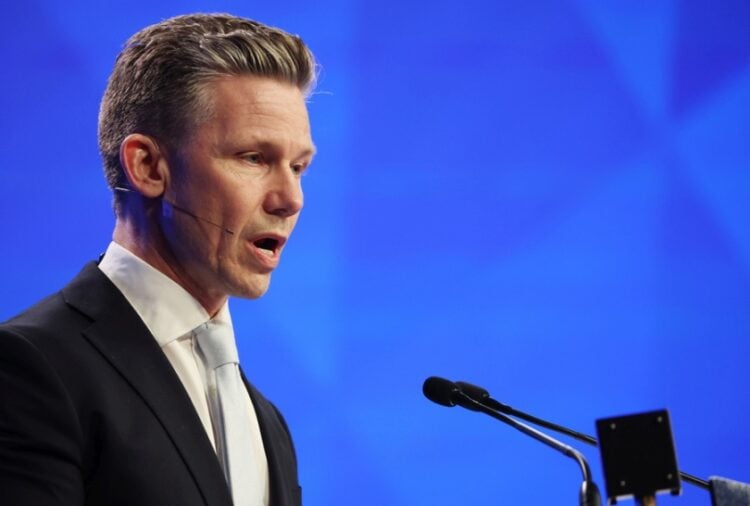 Ο υπουργός Άμυνας της Σουηδίας Παλ Γιόνσον (φωτ. αρχείου: EPA/ HOW HWEE YOUNG)