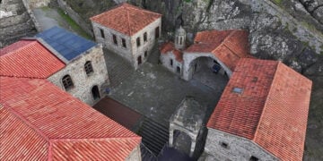 Η Μονή Θεοσκεπάστου βρίσκεται στην Τραπεζούντα, στις δυτικές πλαγιές του Μιθρίου όρους (φωτ.: Anadolu)