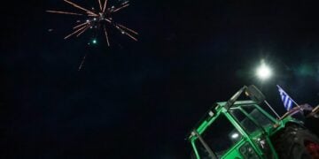 Πρωτοχρονιά στα μπλόκα έκαναν οι αγρότες (φωτ.: EUROKINISSI)