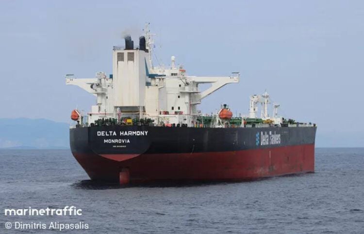 Το ελληνικών συμφερόντων «DELTA HARMONY» (φωτ: marinetraffic / Dimitris Alipasalis)