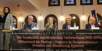 Στιγμιότυπο από την εκδήλωση που διοργάνωσαν τα Ποντιακά Σωματεία Βάδης-Βυρτεμβέργης, Σάββατο 24 Ιανουαρίου 2026 (φωτ.: Αρχείο Φόρη Πεταλίδη)