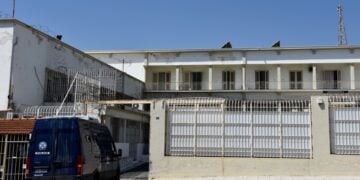 Η είσοδος των φυλακών Κορυδαλλού (φωτ. αρχείου: EUROKINISSI/Τατιάνα Μπόλαρη)
