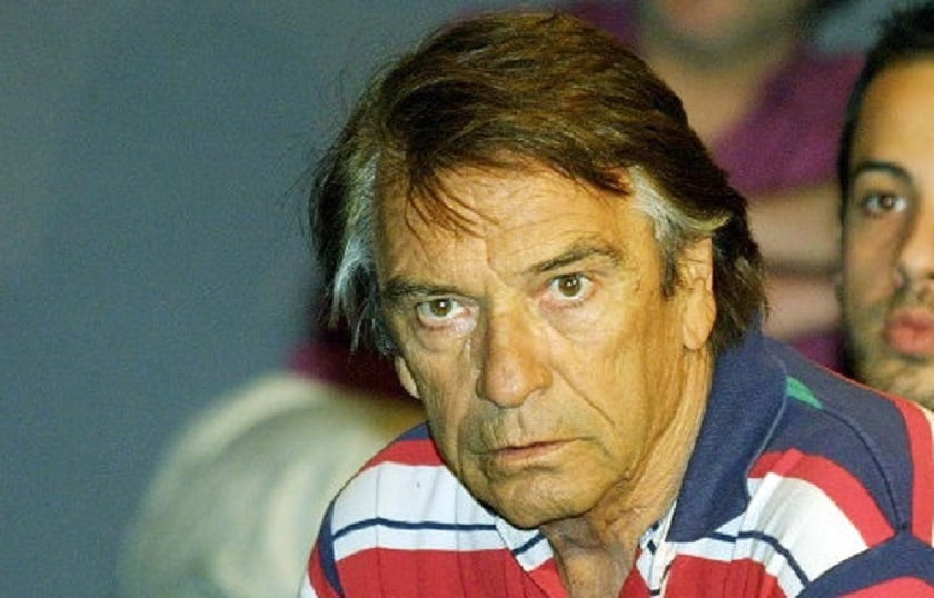 Ο Νίκος Κούρκουλος τον Μάιο του 2003, στον φυσικό του χώρο, το θέατρο (φωτ.: Τατιάνα Μπόλαρη/Eurokinissi)