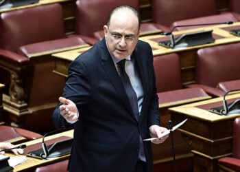 Ο Μακάριος Λαζαρίδης στην Ολομέλεια της Βουλής, Τετάρτη 28 Ιανουαρίου 2026 (φωτ.: EUROKINISSI / Μιχάλης Καραγιάννης)