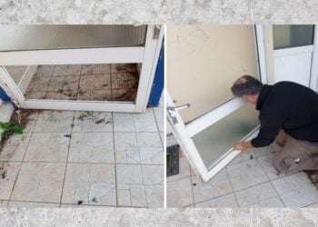 Αποκατάσταση των ζημιών στο μειονοτικό δημοτικό σχολείο Αράτου (φωτ.: Περιφερειακή Διεύθυνση Εκπαίδευσης Ανατολικής Μακεδονίας και Θράκης)