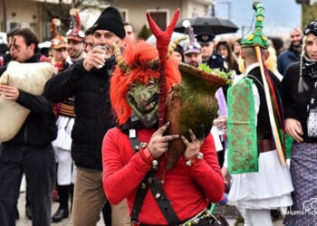 Άτακτος «Διάβολος» στην Ανατολή Ιωαννίνων, 6 Ιανουαρίου 2026 (πηγή: Facebook / Κωνσταντίνος Ντασούτης)