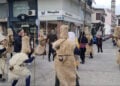 Οι Μωμόγεροι του Θρυλορίου στους δρόμους της Κομοτηνής, Σάββατο 3 Ιανουαρίου 2026 (φωτ.: Facebook / Δημήτρης Αποστολίδης)