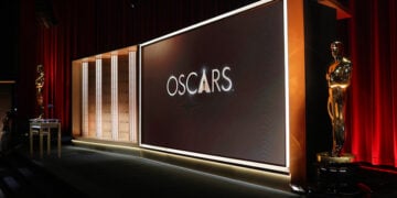 Το σκηνικό της τελετής ανακοίνωσης των υποψηφιοτήτων για τα 98α Όσκαρ στο Samuel Goldwyn Theater στο Μπέβερλι Χιλς, 22 Ιανουαρίου 2026 (φωτ.: EPA / Chris Torres)