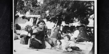 Μικρασιάτες πρόσφυγες λίγες ημέρες μετά την άφιξή τους στην Ελλάδα (φωτ.: Βιβλιοθήκη του Κογκρέσου)