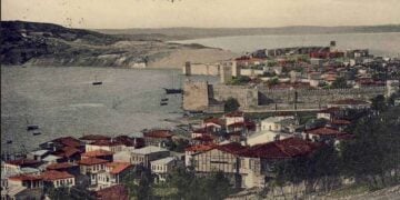 Καρτ ποστάλ του προηγούμενου αιώνα με άποψη της Σινώπης