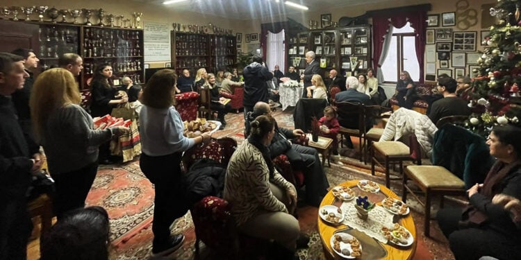 Εκδήλωση για την κοπή της βασιλόπιτας του 2026, 130 χρόνια μετά την ίδρυση του  Αθλητικού Συλλόγου Ταταούλων (φωτ.: Facebook / H Πόλη όπως την κράτησα μέσα μου)