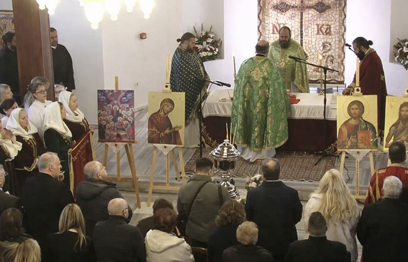 Θεία Λειτουργία για τα Θεοφάνια με το Ιουλιανό Ημερολόγιο στην Τρίγλια της Βιθυνίας (πηγή: Glomex)