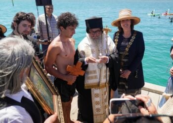 Ο 18χρονος Κώστας Κοψάφτης έπιασε τον σταυρό για δεύτερη συνεχόμενη χρονιά (φωτ.:  facebook/Imagine Frankston)