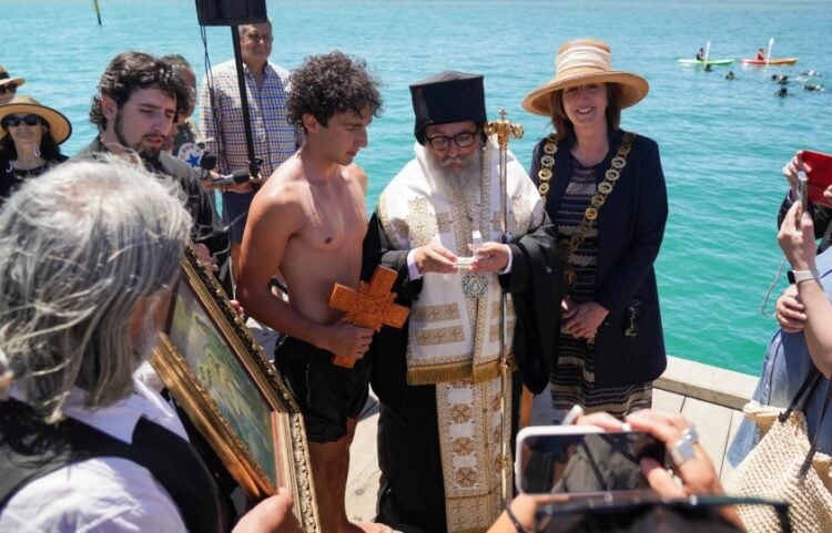 Ο 18χρονος Κώστας Κοψάφτης έπιασε τον σταυρό για δεύτερη συνεχόμενη χρονιά (φωτ.:  facebook/Imagine Frankston)