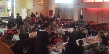 Στιγμιότυπο από τα «Τραπέζια Αγάπης» της Μέριμνας Ποντίων Κυριών Δράμας, Τρίτη 27 Ιανουαρίου 2026 (φωτ.: Facebook / Μέριμνα Ποντίων Κυριών Δράμας)