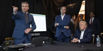 O Ντόναλντ Τραμπ παρακολουθώντας την εξέλιξη της επιχείρησης «Absolute Resolve» στη Βενεζουέλα, Σάββατο 3 Ιανουαρίου 2026 (φωτ.: Facebook / The White House)