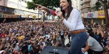 Η Μαρία Κορίνα Ματσάδο (φωτ.: ΑΠΕ-ΜΠΕ/Αρχείο)