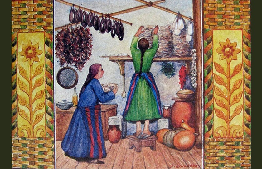 Πεθερά και νύφε στο κελάρι, διά χειρός Χρήστου Δημάρχου