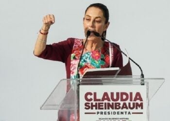 Η πρόεδρος του Μεξικού Κλαούντια Σέινμπαουμ (φωτ.: ΑΠΕ-ΜΠΕ)