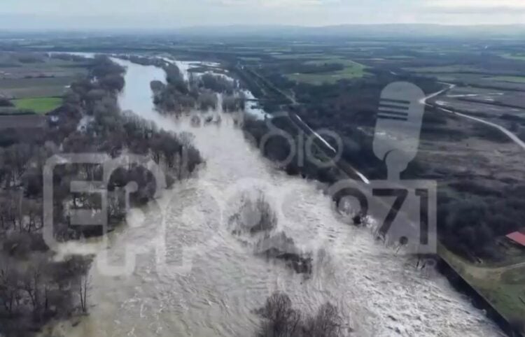 Φουσκωμένα τα νερά στη Θράκη μετά την υπερχείλιση φραγμάτων στη Βουλγαρία (φωτ.: glomex)