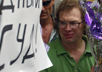 Κατά την έξοδό του από τη φυλακή Ματροσκάγια Τισίνα στη Μόσχα, 22 Μαΐου 2007 (φωτ.: EPA / Igor Kharitonov)