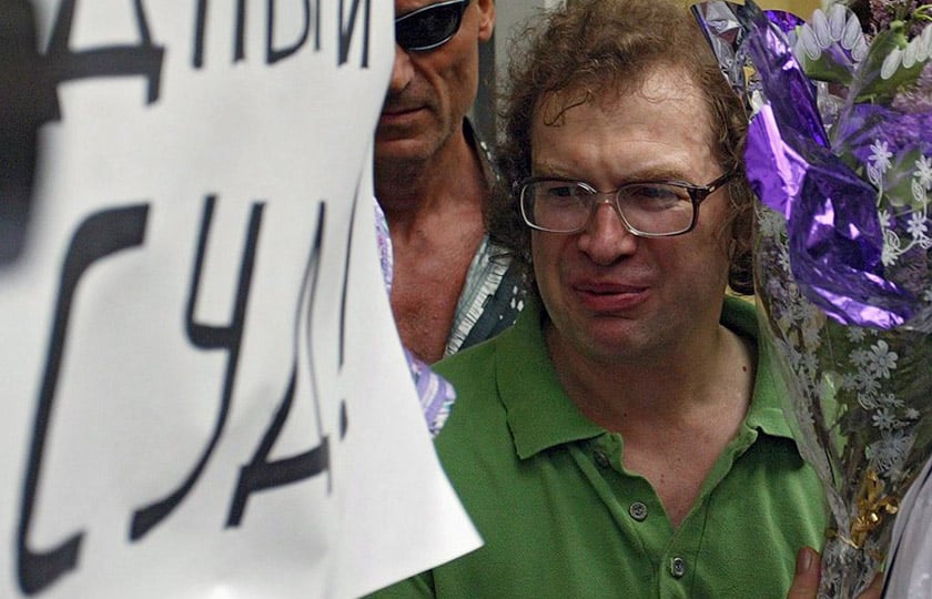 Κατά την έξοδό του από τη φυλακή Ματροσκάγια Τισίνα στη Μόσχα, 22 Μαΐου 2007 (φωτ.: EPA / Igor Kharitonov)