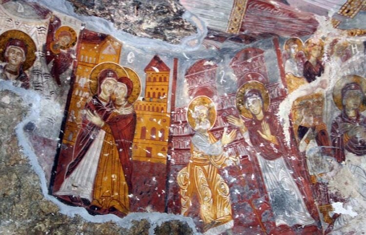 Οι αγιογραφίες στην Παναγία Σουμελά στην Τραπεζούντα, πριν από τις εκτεταμένες εργασίες αναστήλωσης και αποκατάστασης (φωτ.: MEGAPRESS / Παύλος Μακρίδης)