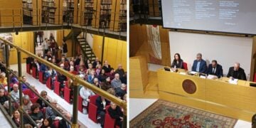 Στη Ρώμη συνδιοργανώθηκε εκδήλωση για την ελληνική γλώσσα από την ελληνική πρεσβεία παρά την Αγία Έδρα, την Αποστολική Διακονία της Εκκλησίας της Ελλάδος και το Πανεπιστήμιο Pontificio Istituto Orientale (φωτ.: facebook/Pontifical Oriental Institute)