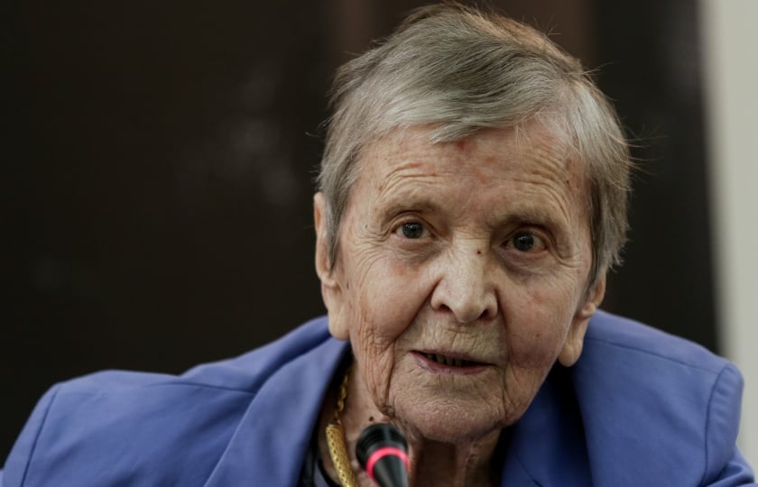 Η Ελένη Γλύκατζη-Αρβελέρ το 2018 (φωτ.: EUROKINISSI/Γιάννης Παναγόπουλος)