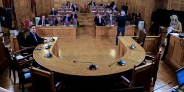 Μία από τις συνεδριάσεις της εξεταστικής επιτροπής για το σκάνδαλο του ΟΠΕΚΕΠΕ (φωτ.: EUROKINISSI/Γιώργος Κονταρίνης)