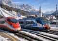 Ιταλικά τρένα ειδικά διακοσμημένα με αφορμή τους Χειμερινούς Ολυμπιακούς Αγώνες (φωτ.: trasporti-italia.com)
