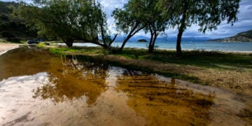 Έντονες καιρικές συνθήκες στην ευρύτερη περιοχή του Ναυπλίου με δυνατούς ανέμους, Παρασκευή 30 Ιανουαρίου 2026 (φωτ.: ΑΠΕ-ΜΠΕ / Ευάγγελος Μπουγιώτης)