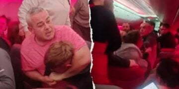 Στιγμιότυπα από το χάος που ξέσπασε μέσα στο αεροσκάφος της Jet2 (πηγή: Storyful / Suleyman Ozgur Das)