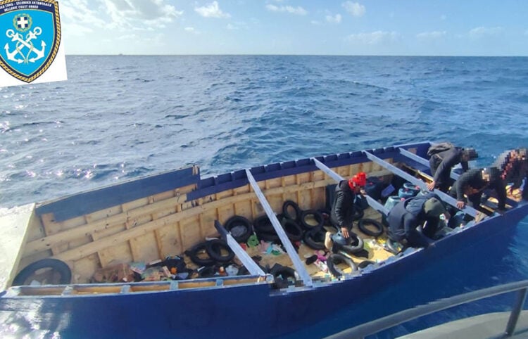 Φωτογραφία που έδωσε στη δημοσιότητα το Λιμενικό Σώμα - Ελληνική Ακτοφυλακή, Σάββατο 21 Φεβρουαρίου 2026