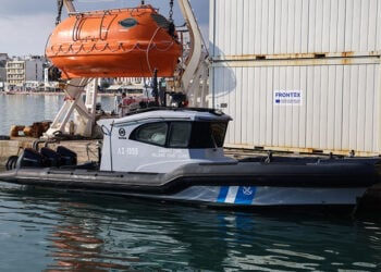 Περιπολικό σκάφος του Λιμενικού Σώματος στο λιμάνι της Χίου, Τετάρτη 4 Φεβρουαρίου 2026 (φωτ.: EUROKINISSI / Κώστας Αναγνώστου)