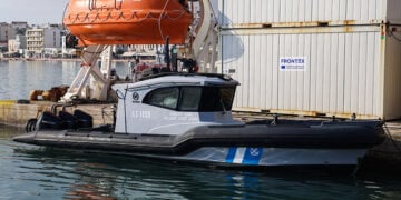 Περιπολικό σκάφος του Λιμενικού Σώματος στο λιμάνι της Χίου, Τετάρτη 4 Φεβρουαρίου 2026 (φωτ.: EUROKINISSI / Κώστας Αναγνώστου)