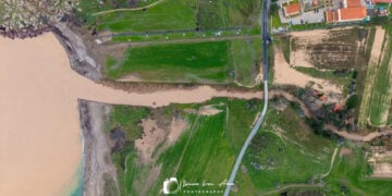 Συγκλονιστικές εικόνες από τη Λήμνο, Σάββατο 21 Φεβρουαρίου 2026 (φωτ.: Facebook / Weather News Greece / Límnos from above)