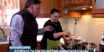 Στην κουζίνα της Αναστασίας Ουζούνογλου, στον Μαυρόλοφο Σερρών (πηγή: Glomex)