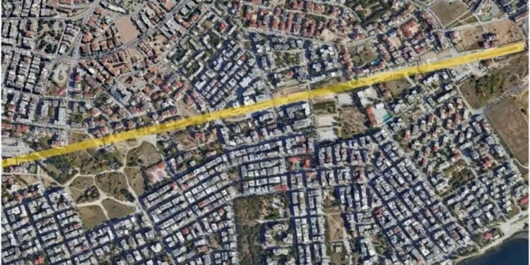 Η χάραξη της οδού Πόντου στην Καλαμαριά